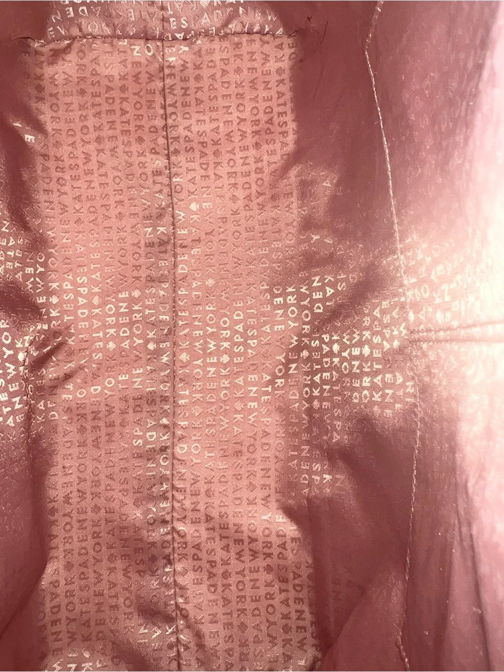 Kate Spade Vintage  Croc-Embossed Satchel in Blush Pink